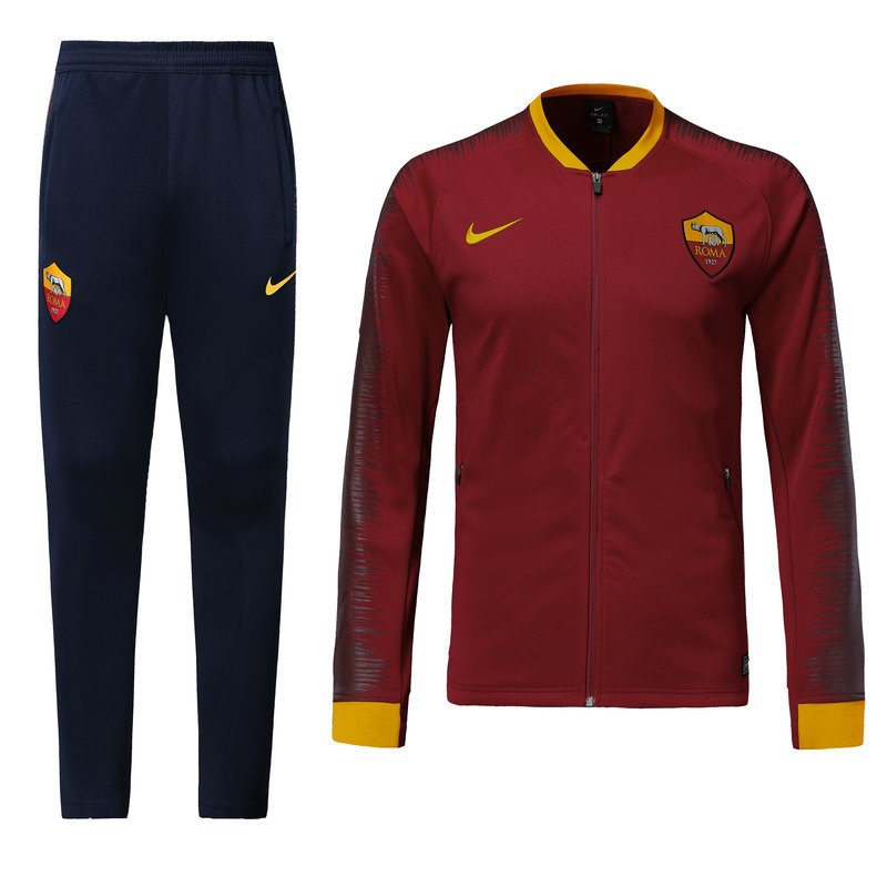 Survetement Football AS Roma 2018-19 Rouge Marine